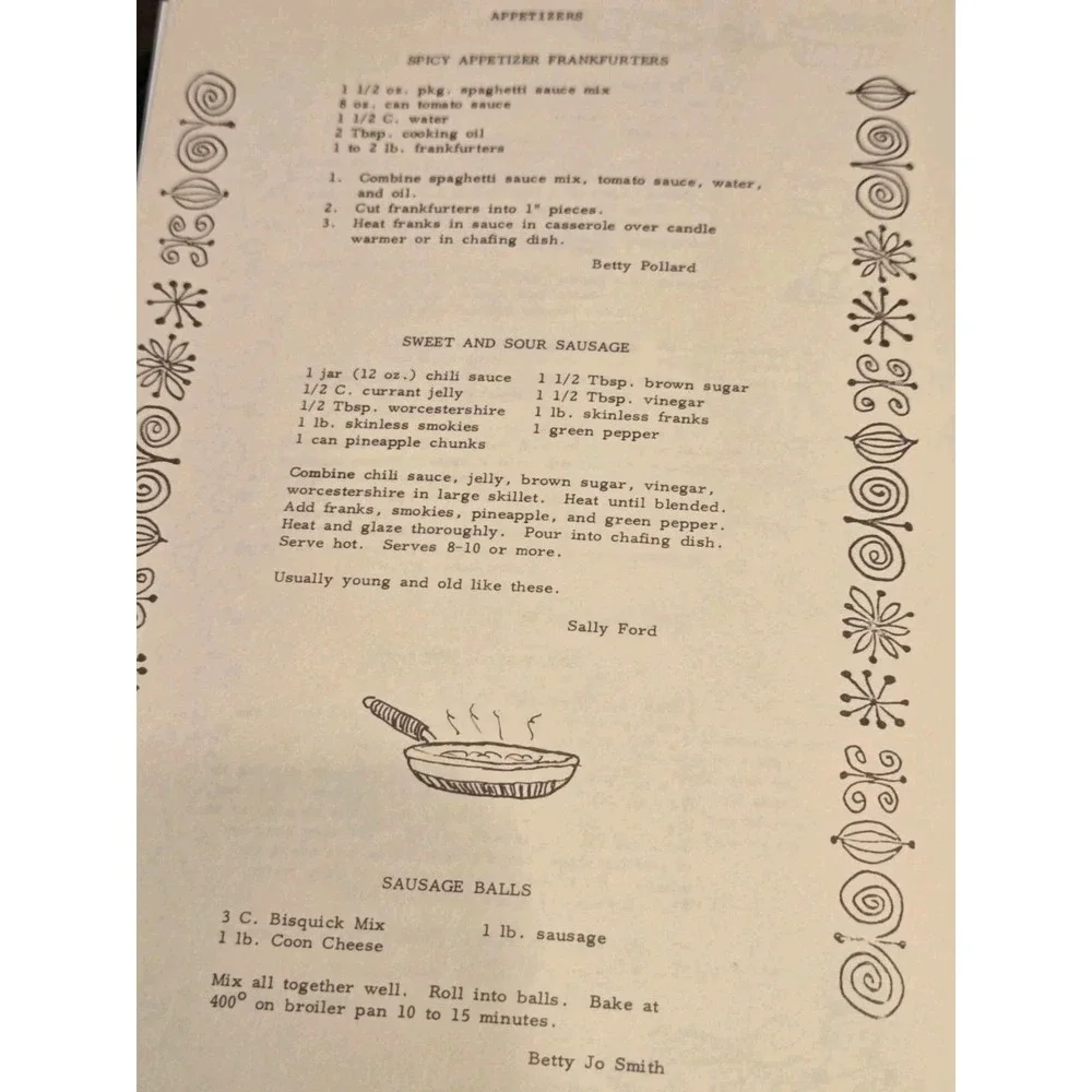 1979 Vintage Cookbook Junior League Deland FL  Avenue of Oaks A Golden Edition